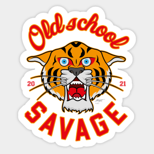 Traditional Tiger Sticker